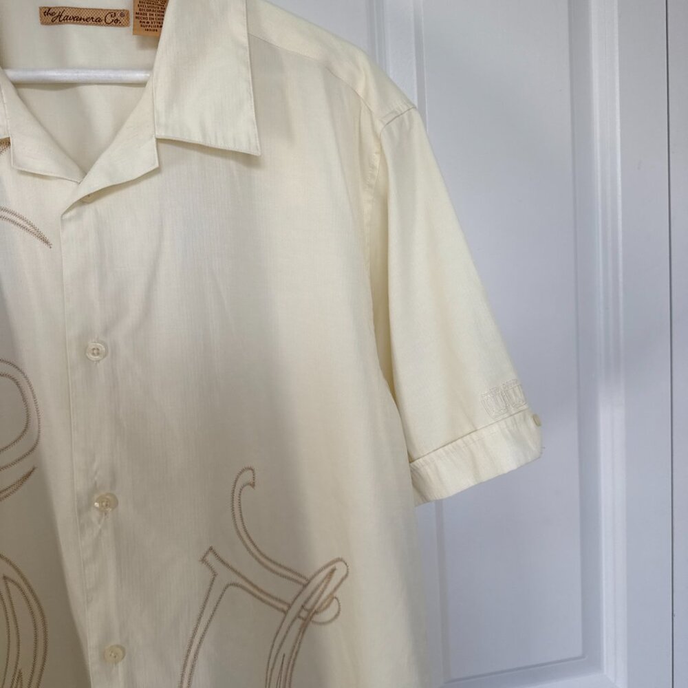 The Havanera Co Embroidered Button Up Shirt Size L - Picture 8 of 16